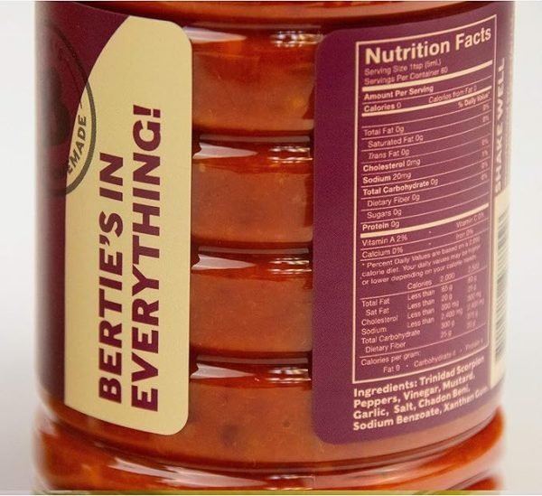 Bertie's Scorpion Pepper Sauce (300ml) - Image 2